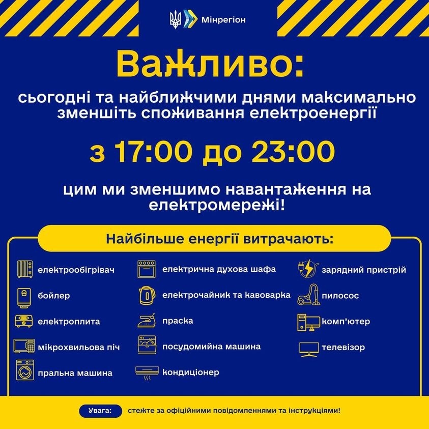 відключення світла