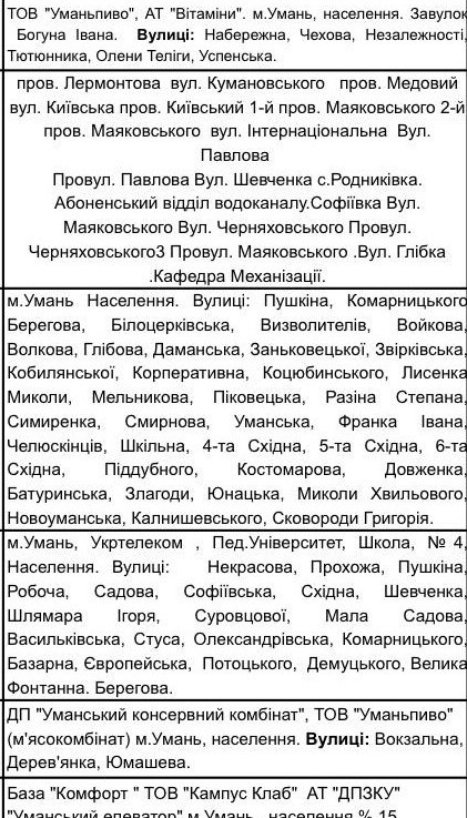 3 черга включень