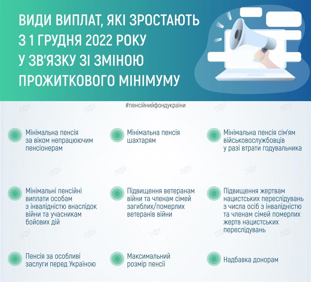 Доплати ПФУ