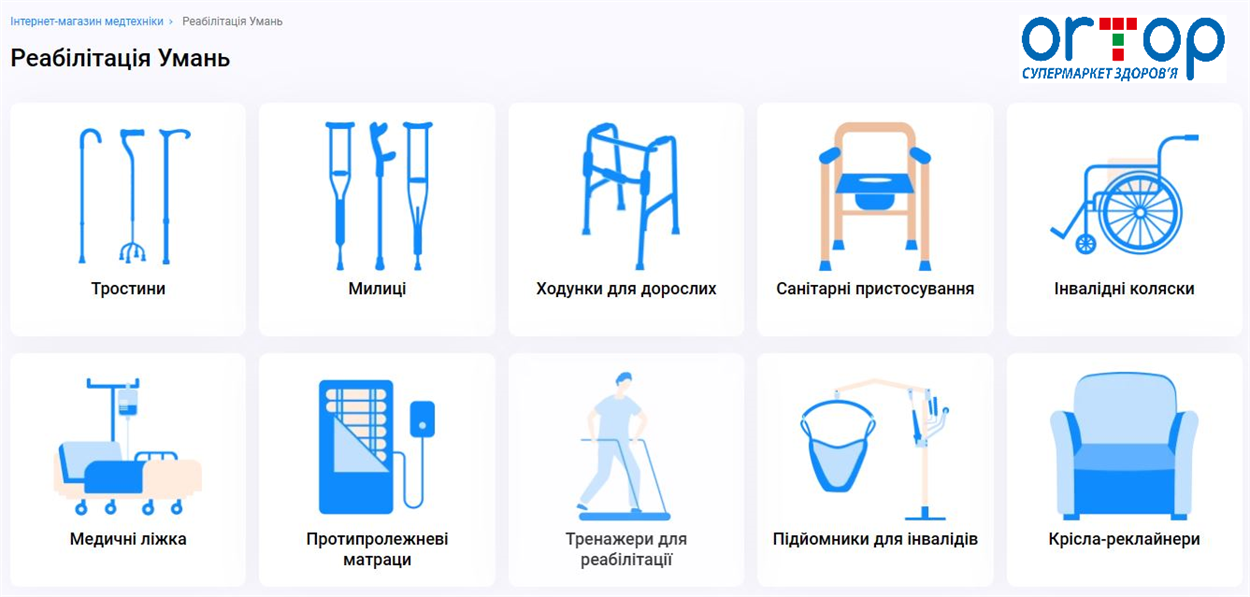 засоби для реабілітації