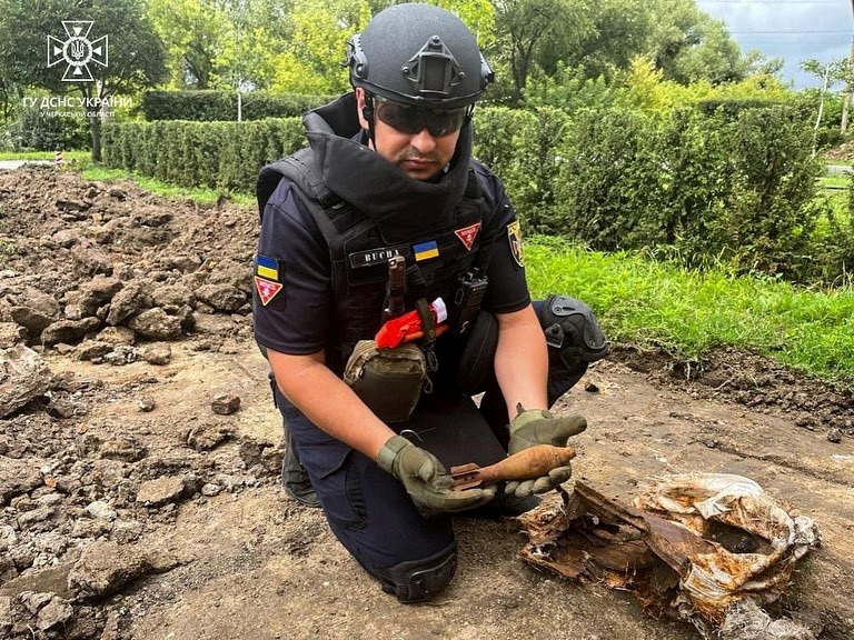 Умань, снаряди часів ІІ світової війни