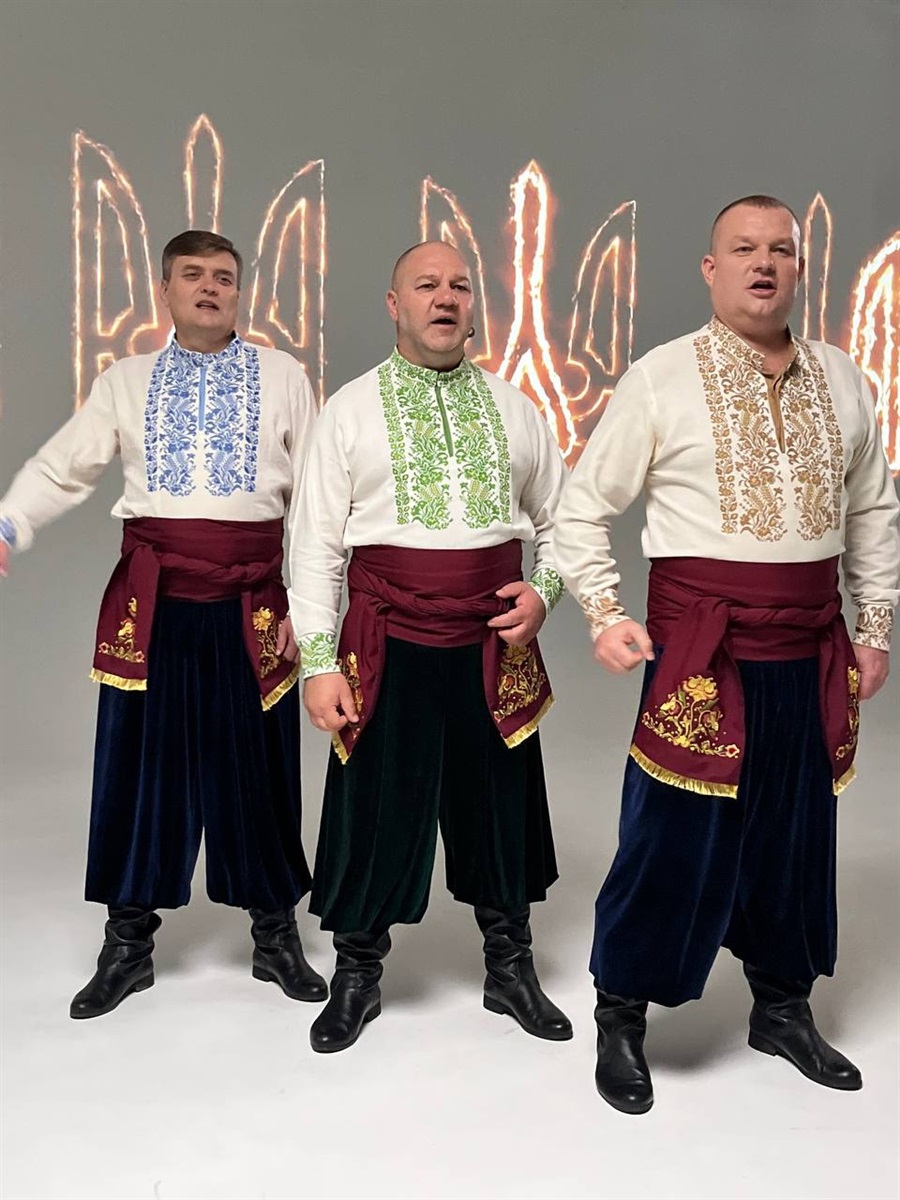 тріо "Гонта", зйомки кліпу, пісня "Тризуб", "Голоси рідної землі"